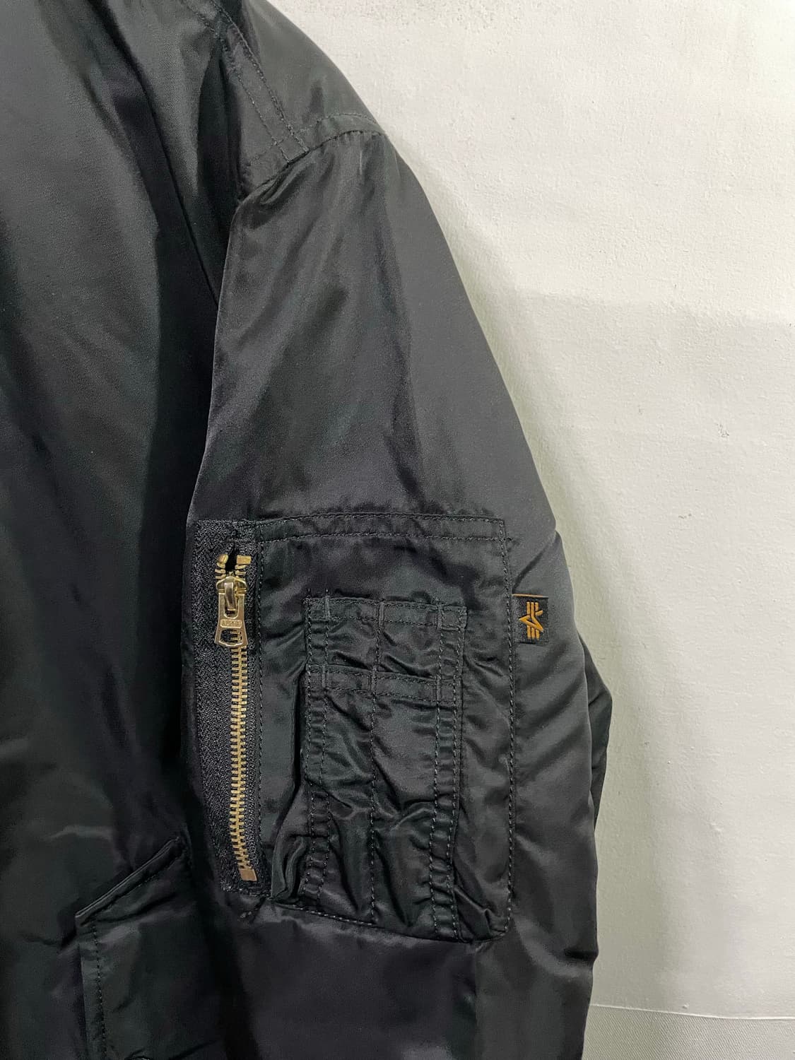 알파인더스트리 MA-1 블루종 봄버 자켓 100-105 상품이미지9