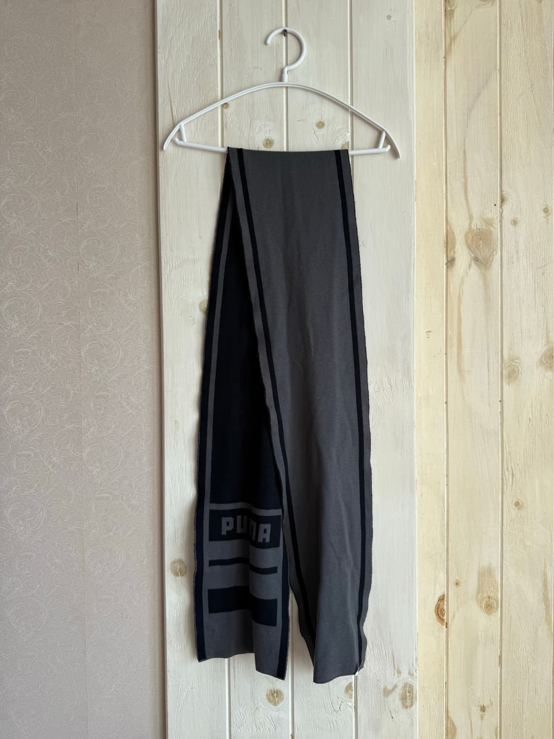 퓨마 빈티지 리버시블 그레이 머플러 상품이미지1