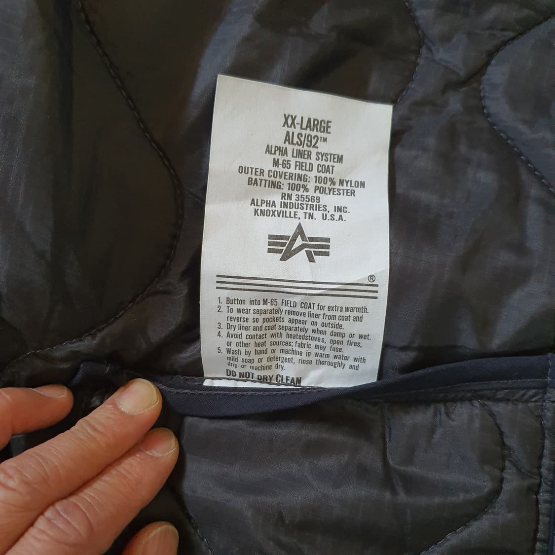 알파 인더스트리 ALS/92 라이너 (ALS/92 LINER) 상품이미지5