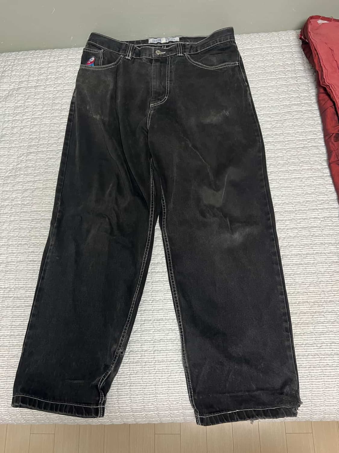 폴라스케이트 OG로고 빅보이 피치블랙 스티치 L [구버전] 상품이미지1