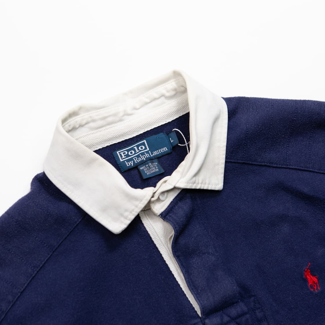폴로 랄프로렌 아이코닉 네이비 럭비 셔츠 상품이미지6