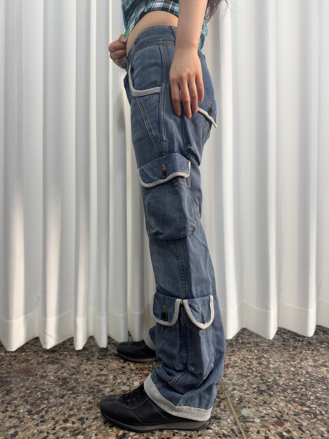 ira hiti denim cargo pants 상품이미지4