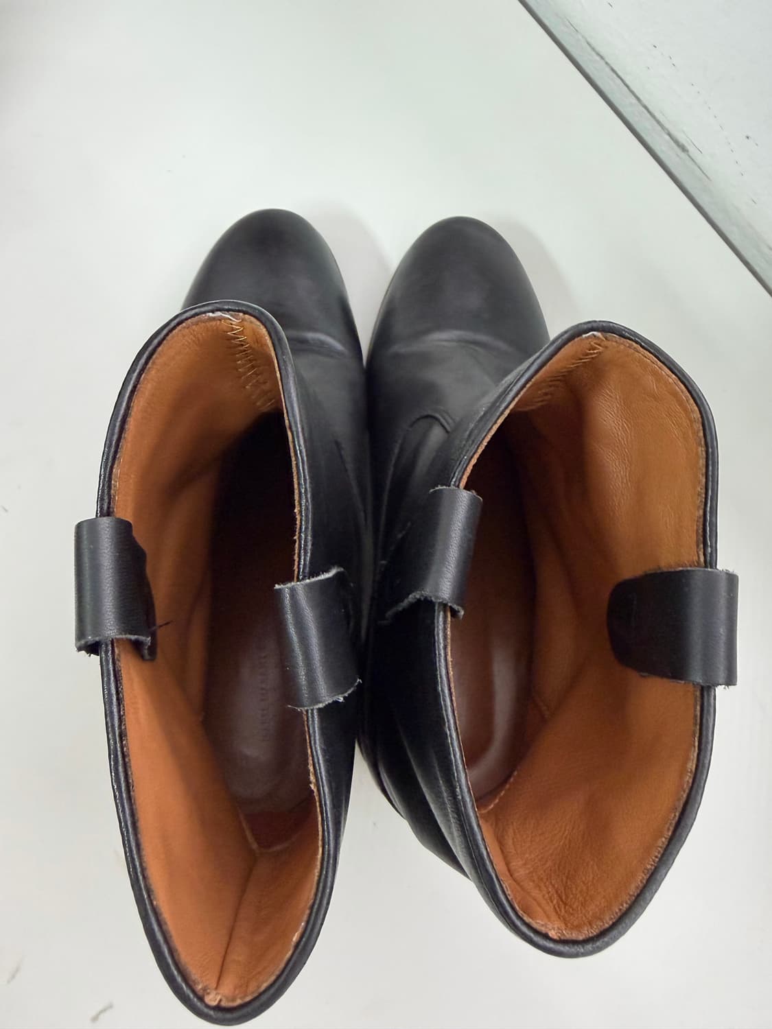 정품) 이자벨마랑 블랙 가죽 앵클 부츠 40 상품이미지7