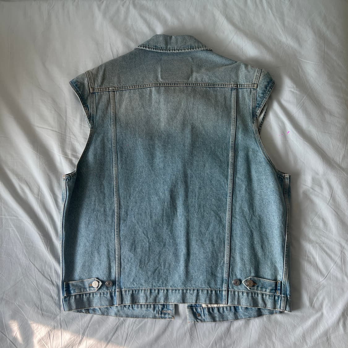 마틴 로즈 데님 질레 블리치드 워시 상품이미지5