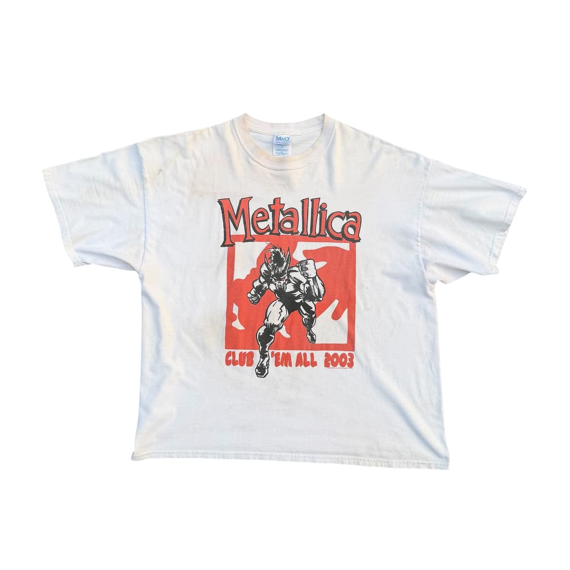 빈티지 00s 메탈리카Metallica Club 10th Band TEE 상품이미지1