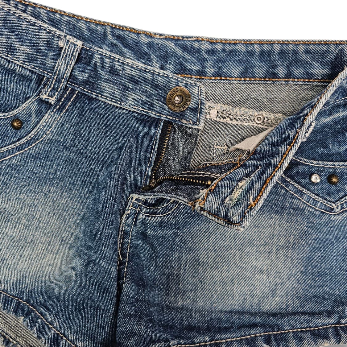  VTG 빈티지 스터드 데님 핫팬츠 상품이미지2