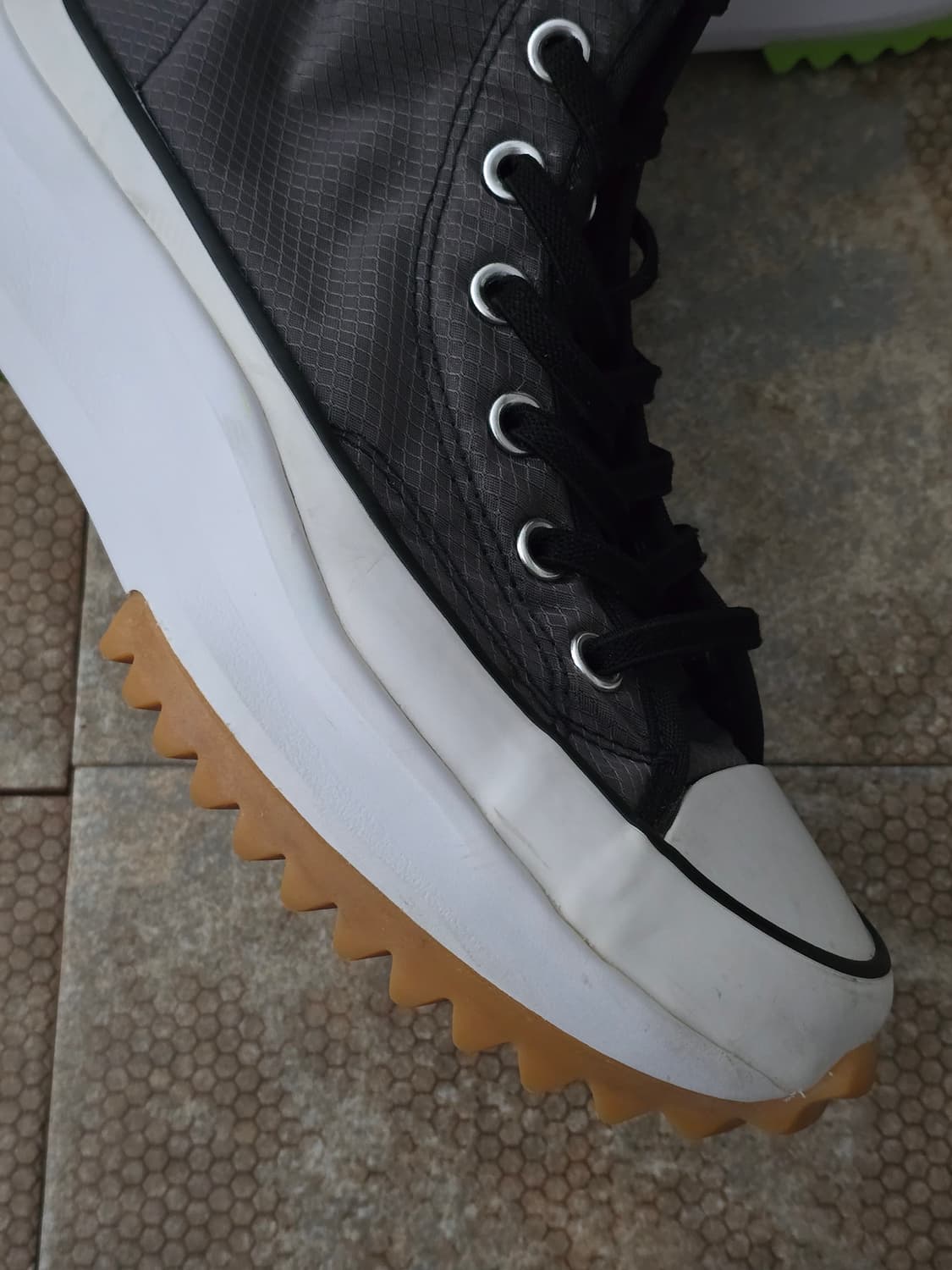 (240)컨버스 런스타 하이크 콘크리트 히트 블랙 하이  상품이미지8