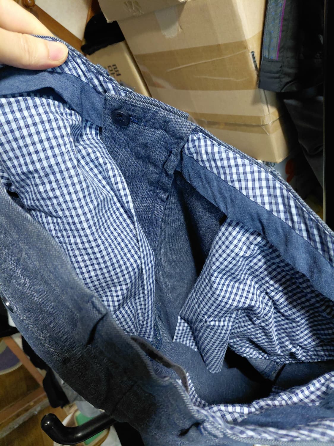 [바나나리퍼블릭]코튼 미니 헤링본 켄필드 바지 31사이즈 상품이미지5