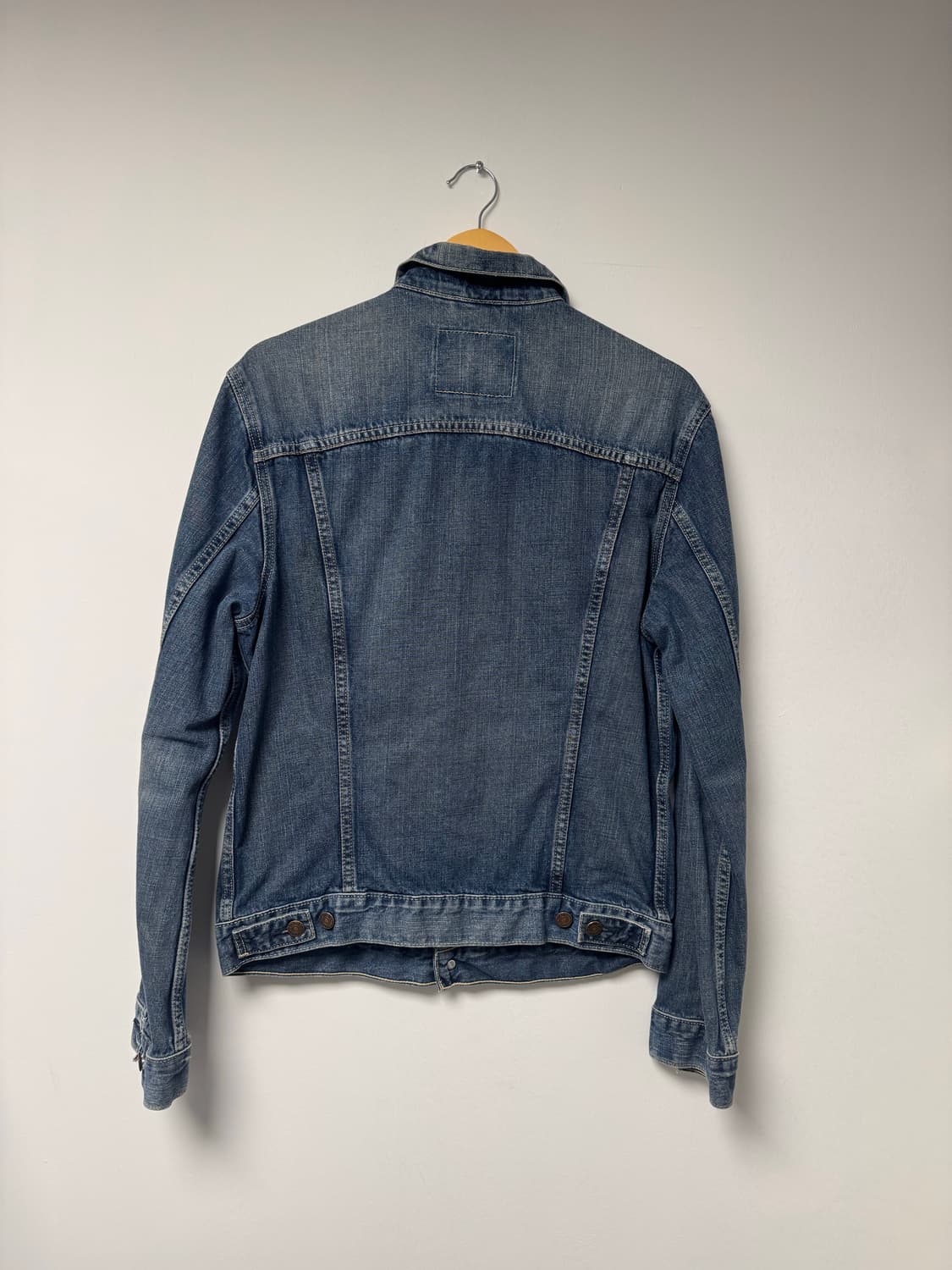 리바이스 빈티지 워싱 오버핏 데님 트러커 자켓 청자켓 M 상품이미지4