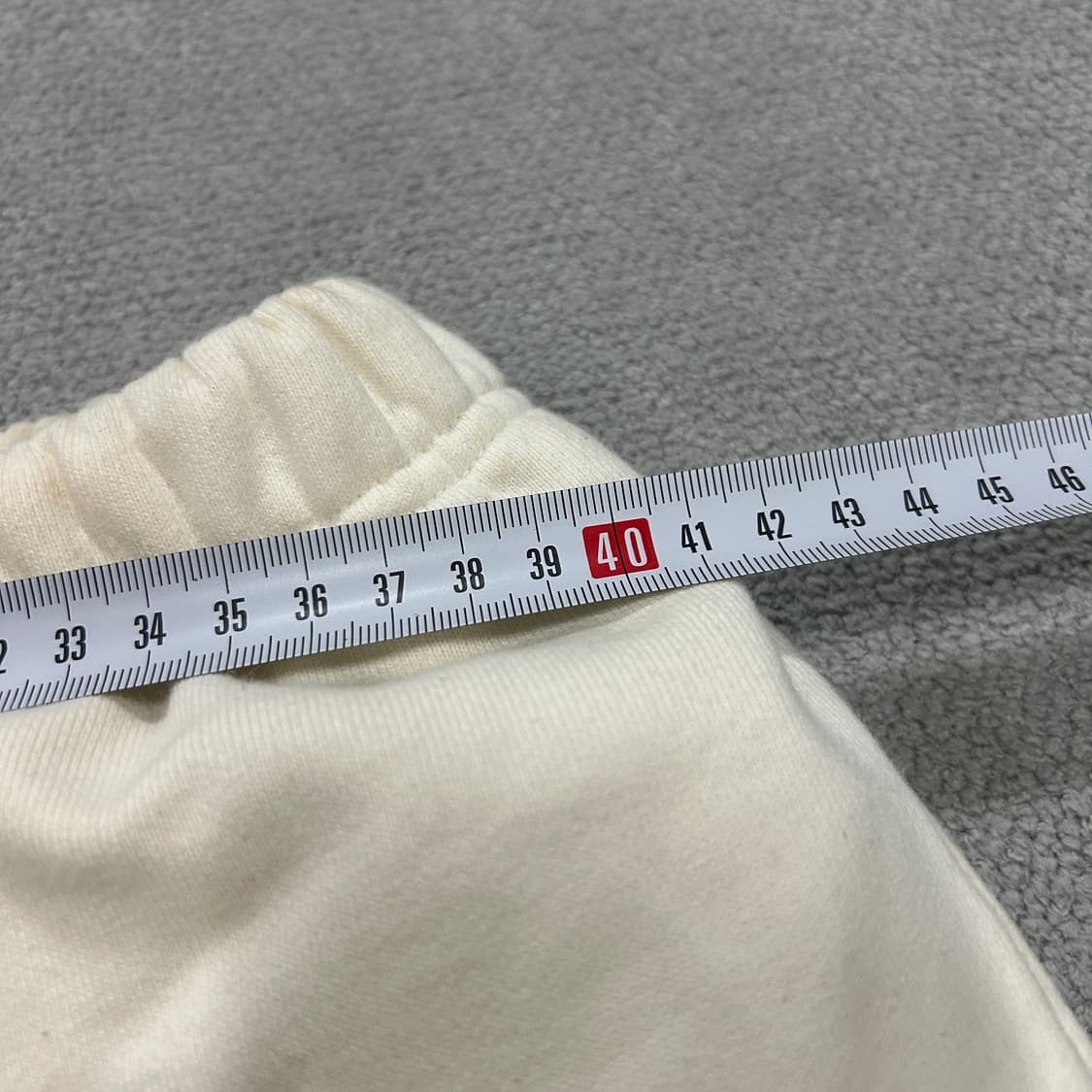 위캔더스 아이보리 로고 트레이닝 바지 m 상품이미지6