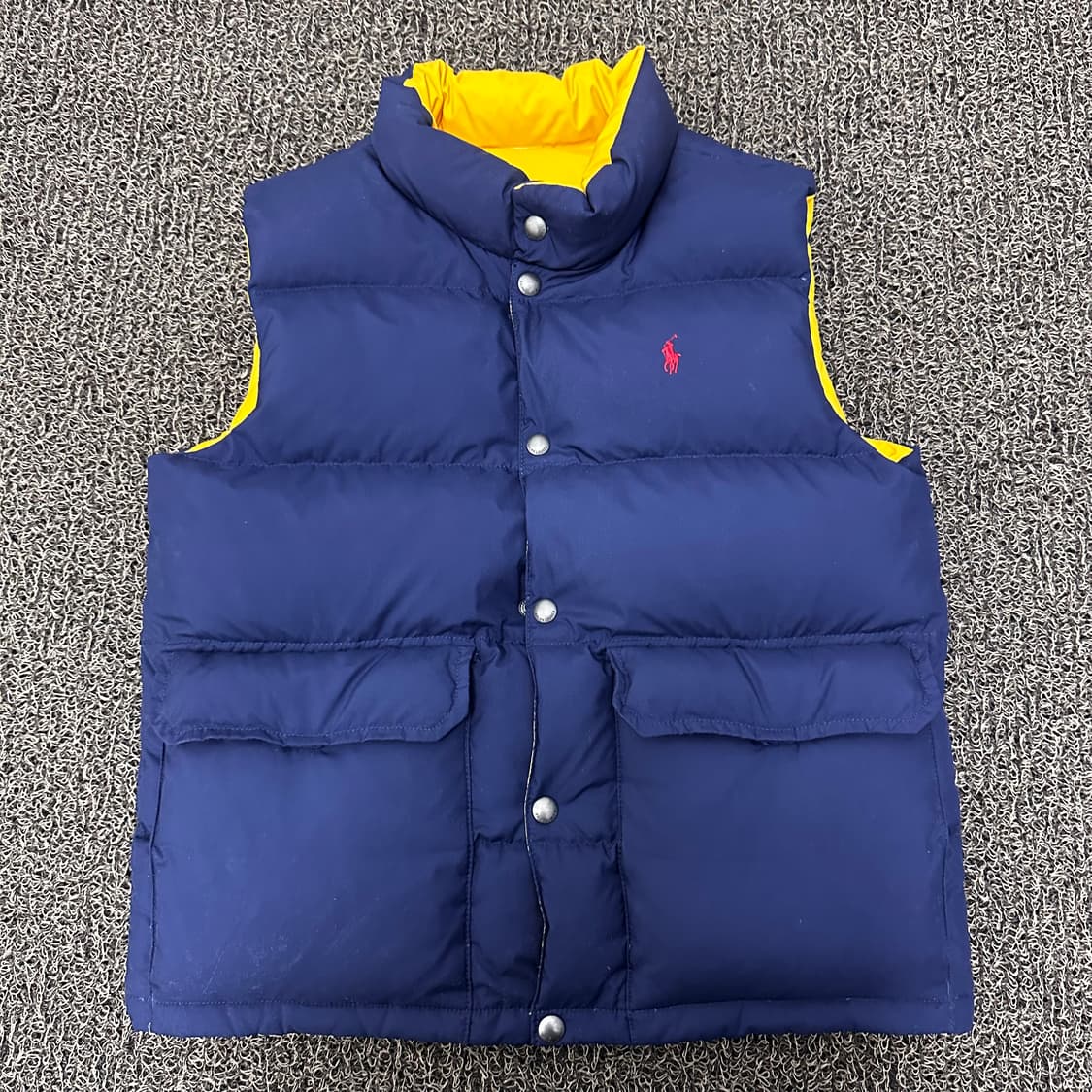 POLO 폴로 랄프로렌 여성 리버시블 양면 패딩 조끼 XS-S 상품이미지1