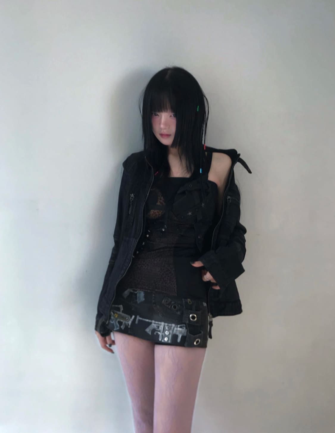 Zentow custom washing mini skirt 상품이미지8