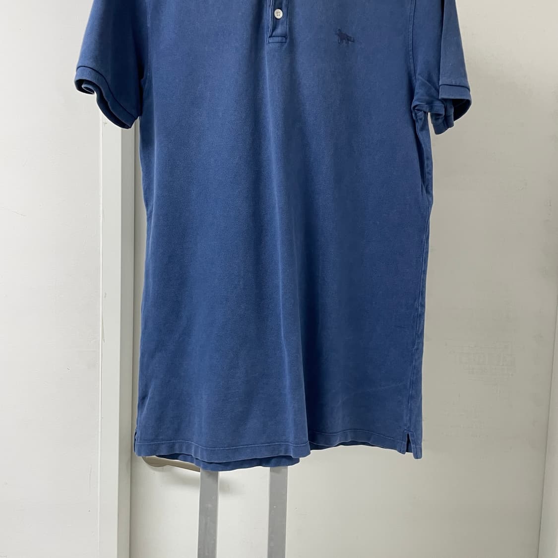 메종키츠네 PK 반팔 카라티 블루 XL 상품이미지3