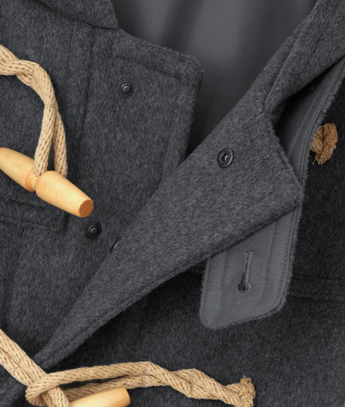 [로파이] 오버핏 스테디 더플 코트 /M 상품이미지3