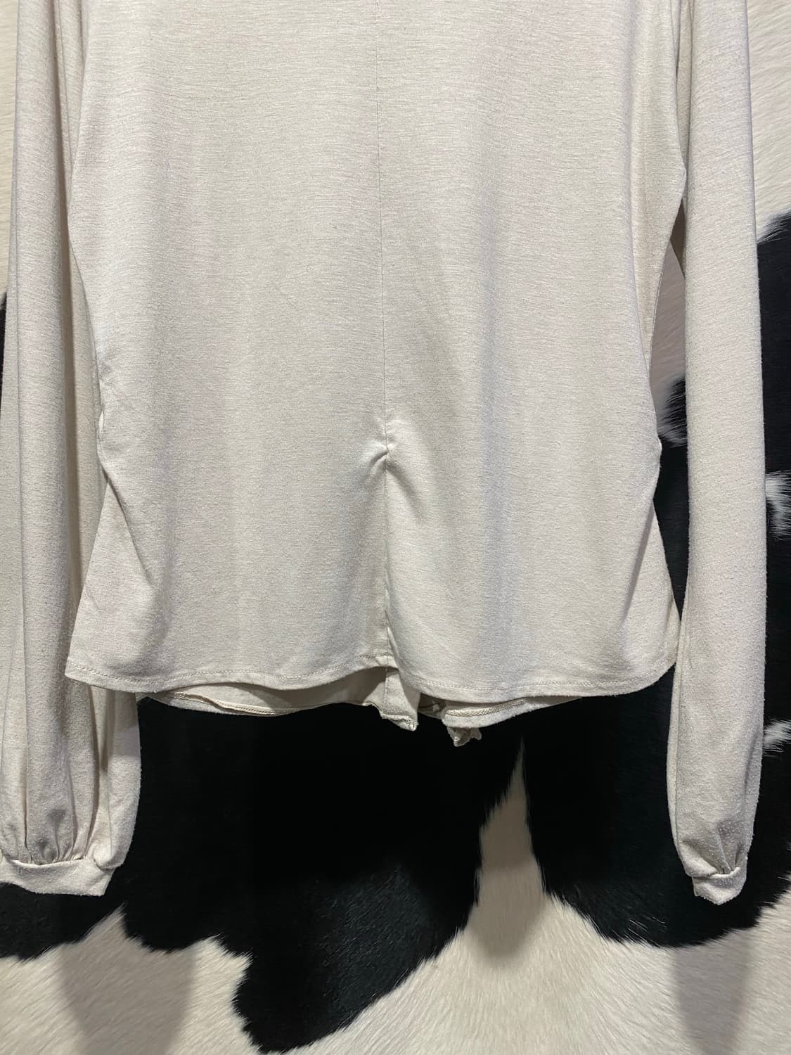 Japanese vtg 셔링 디테일 프릴 블라우스 상품이미지7