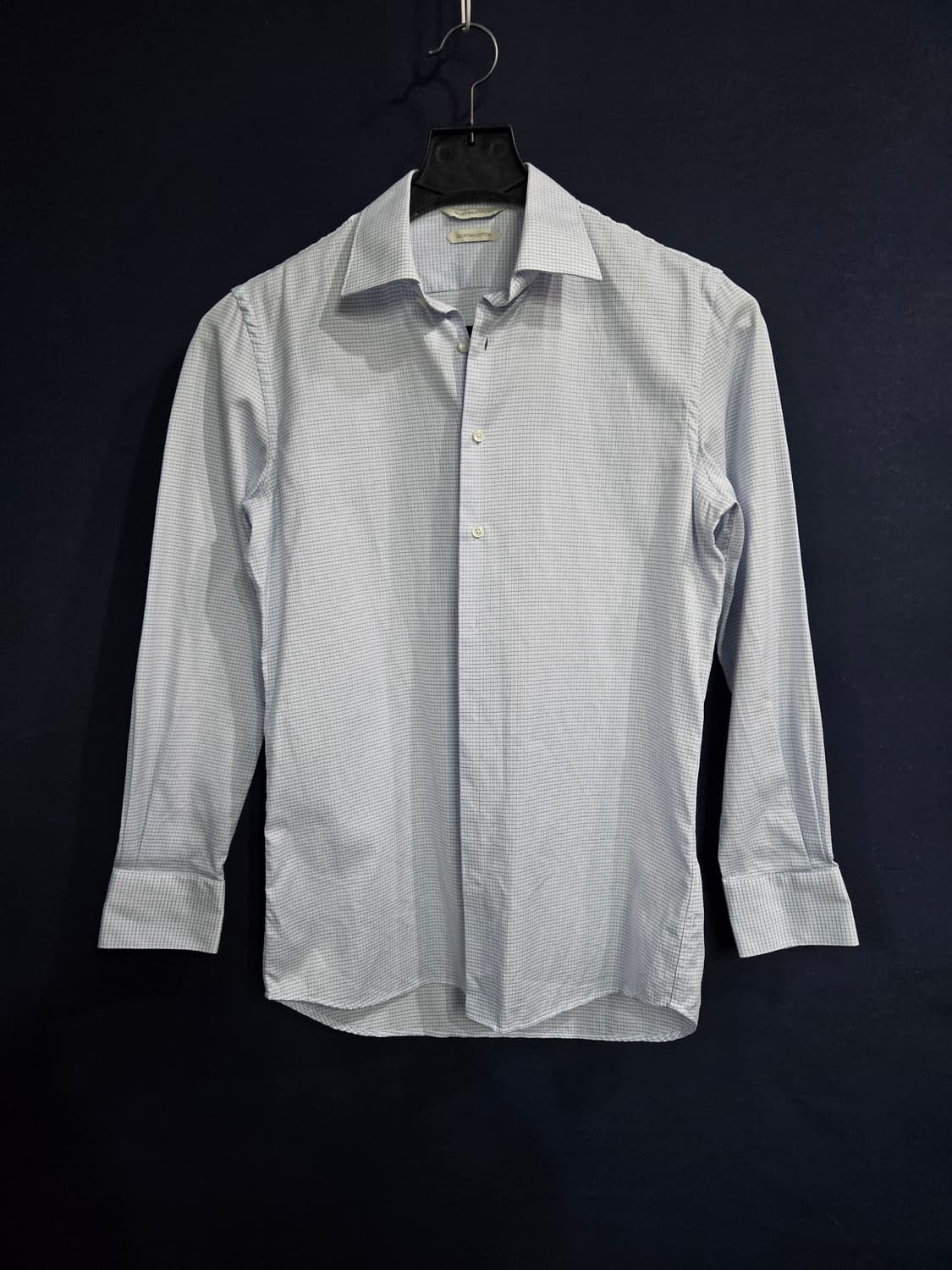 수트서플라이 체크 남성 슬림핏 95 긴팔셔츠  상품이미지1