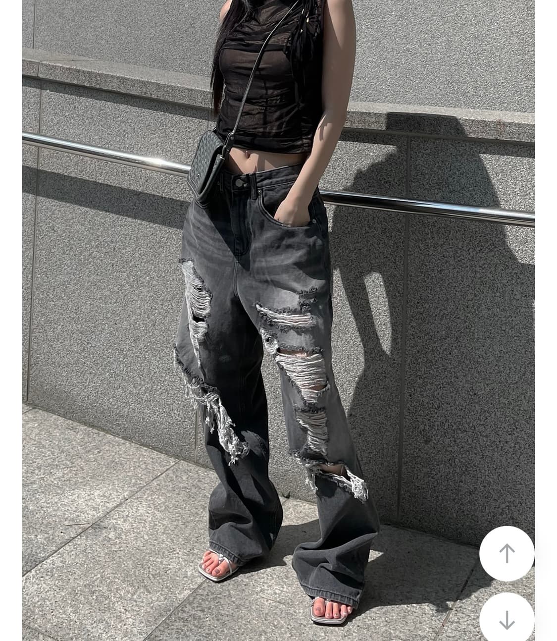 데미지 팬츠 상품이미지3