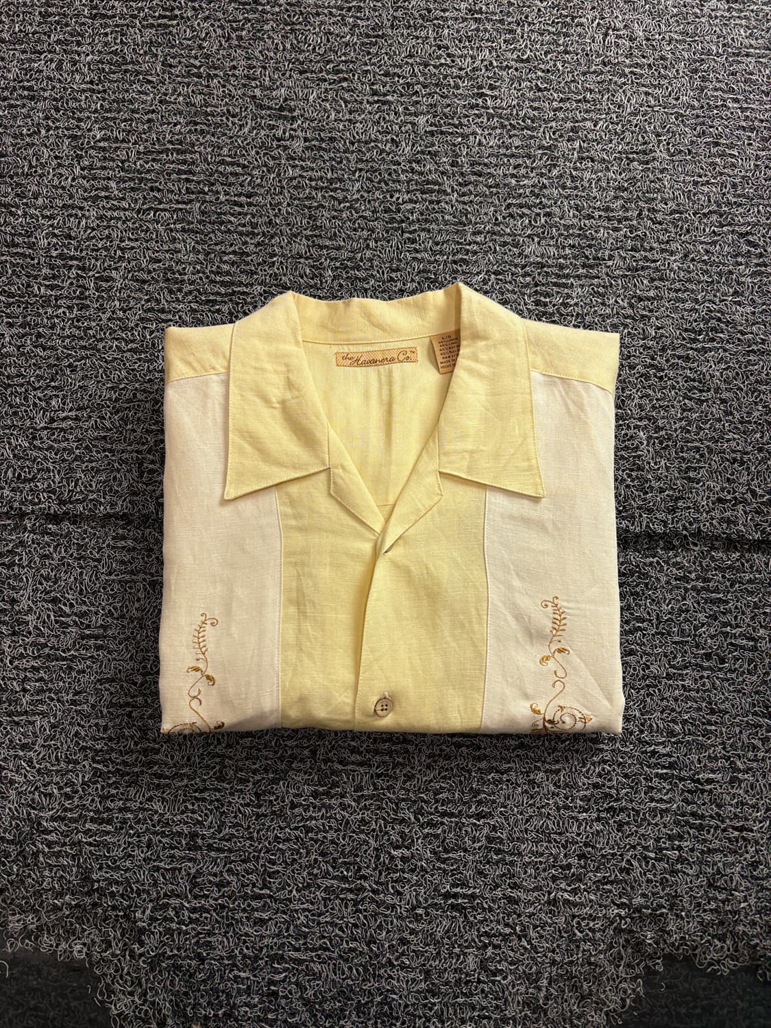 90s USA 빈티지 구아야베라 린넨 셔츠 4034 상품이미지1