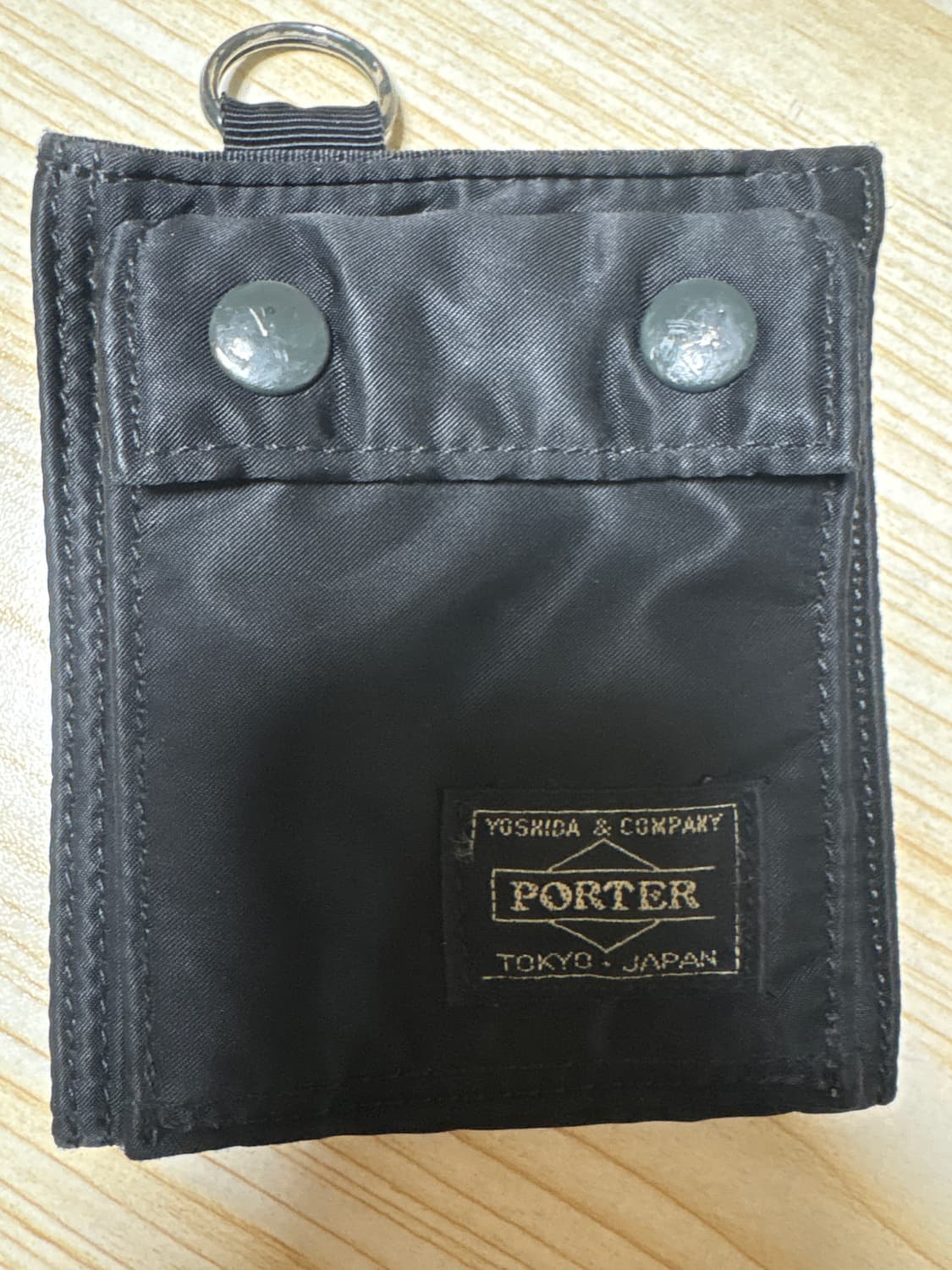 포터 탱커 반지갑 블랙 상품이미지1