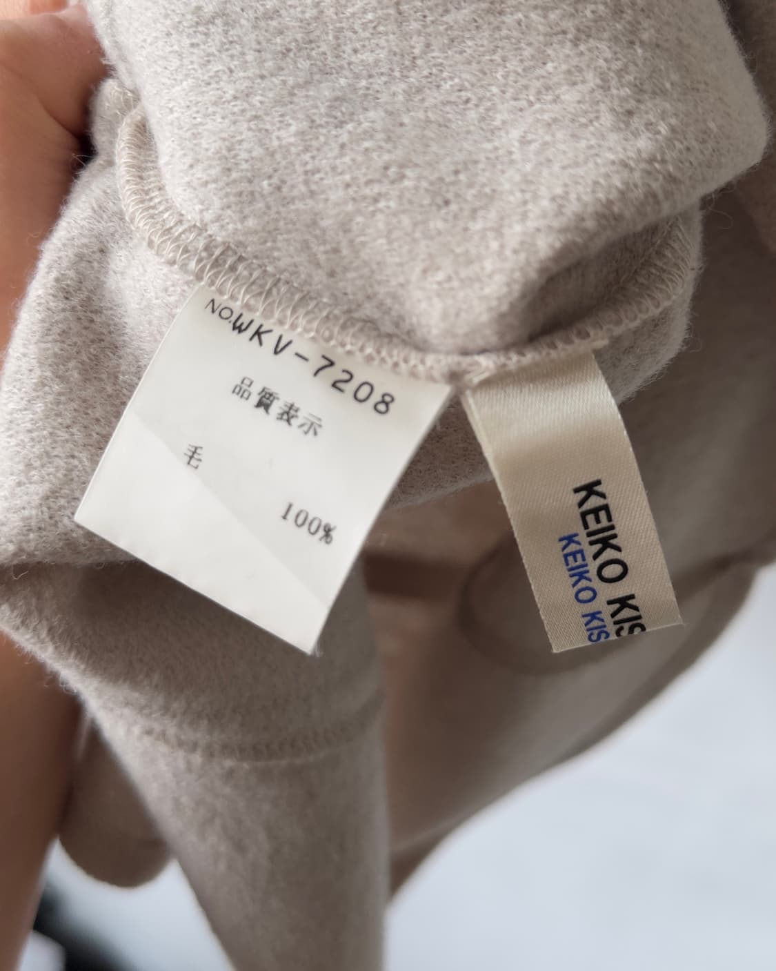 [KEIKO KISHI] wool unbalance sleeveless 상품이미지7