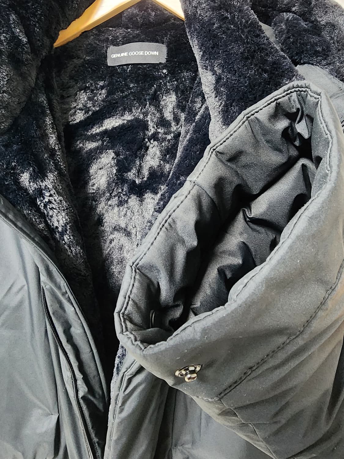 지오지아 구스다운 롱 패딩 상품이미지5