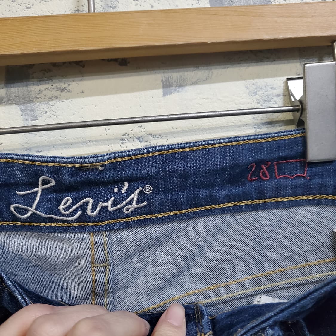 리바이스 여성 큐빅 데님 청바지  상품이미지4