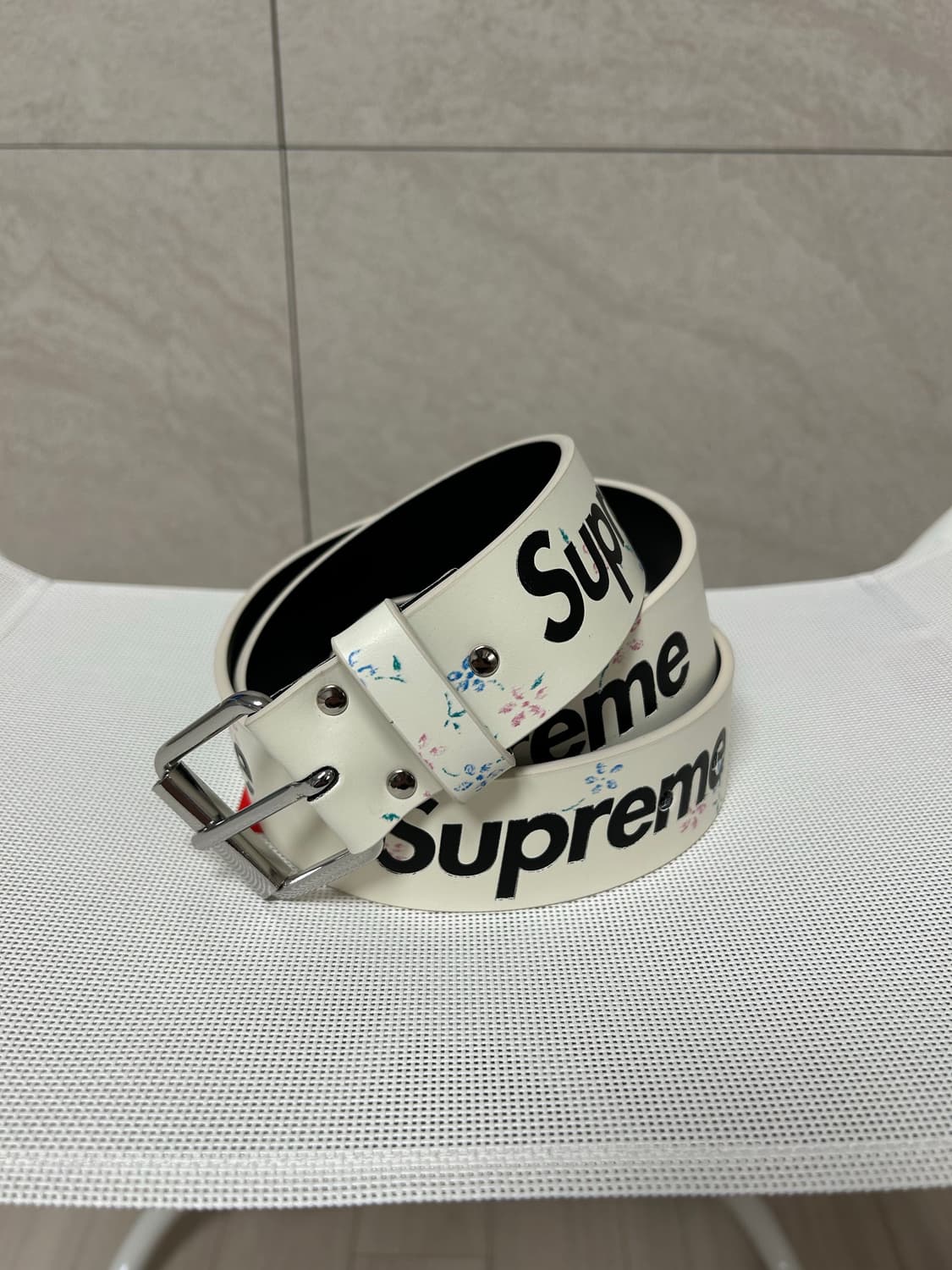 (L) 슈프림 리핏 레더 벨트-25fw 상품이미지3
