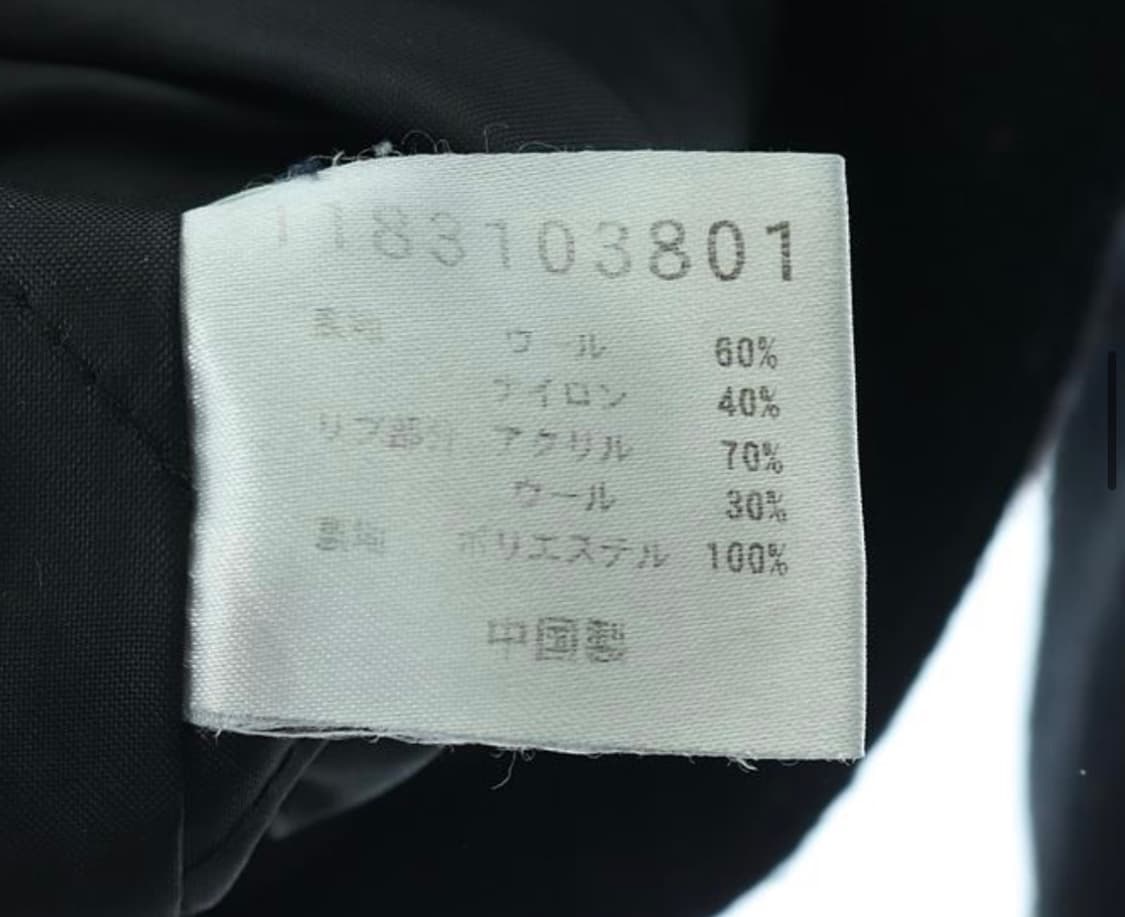 일본 빈티지 하이넥 울 코트(착샷 有) 상품이미지2