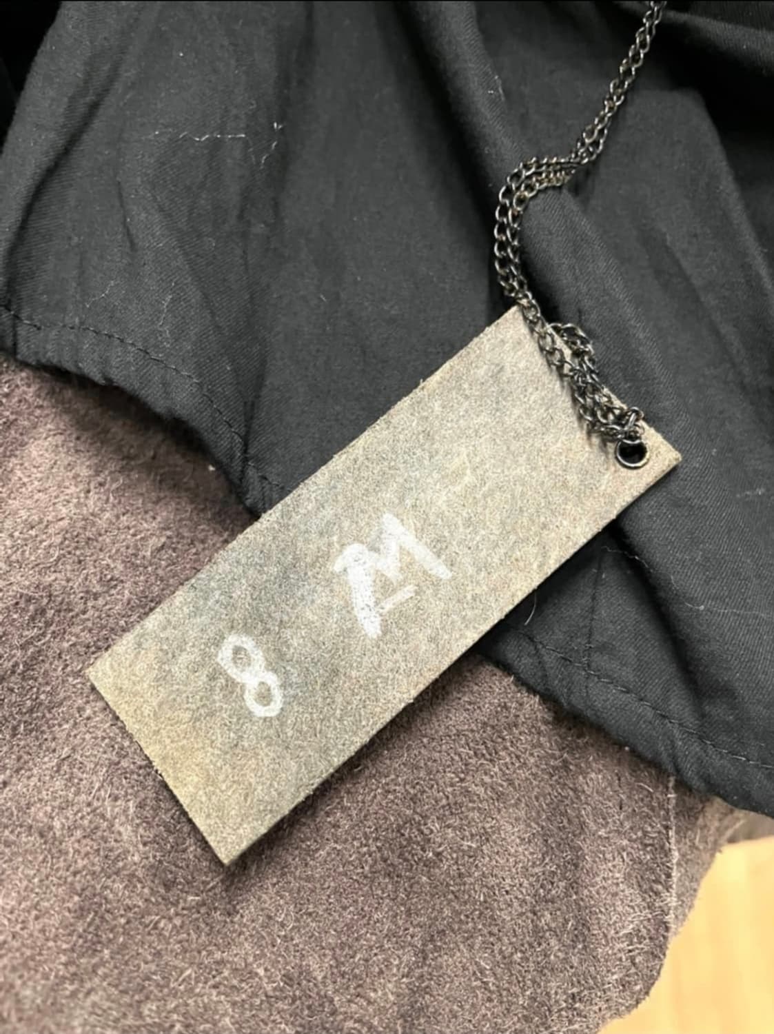 옵스큐어 08 아카이브 후드레더자켓 상품이미지2