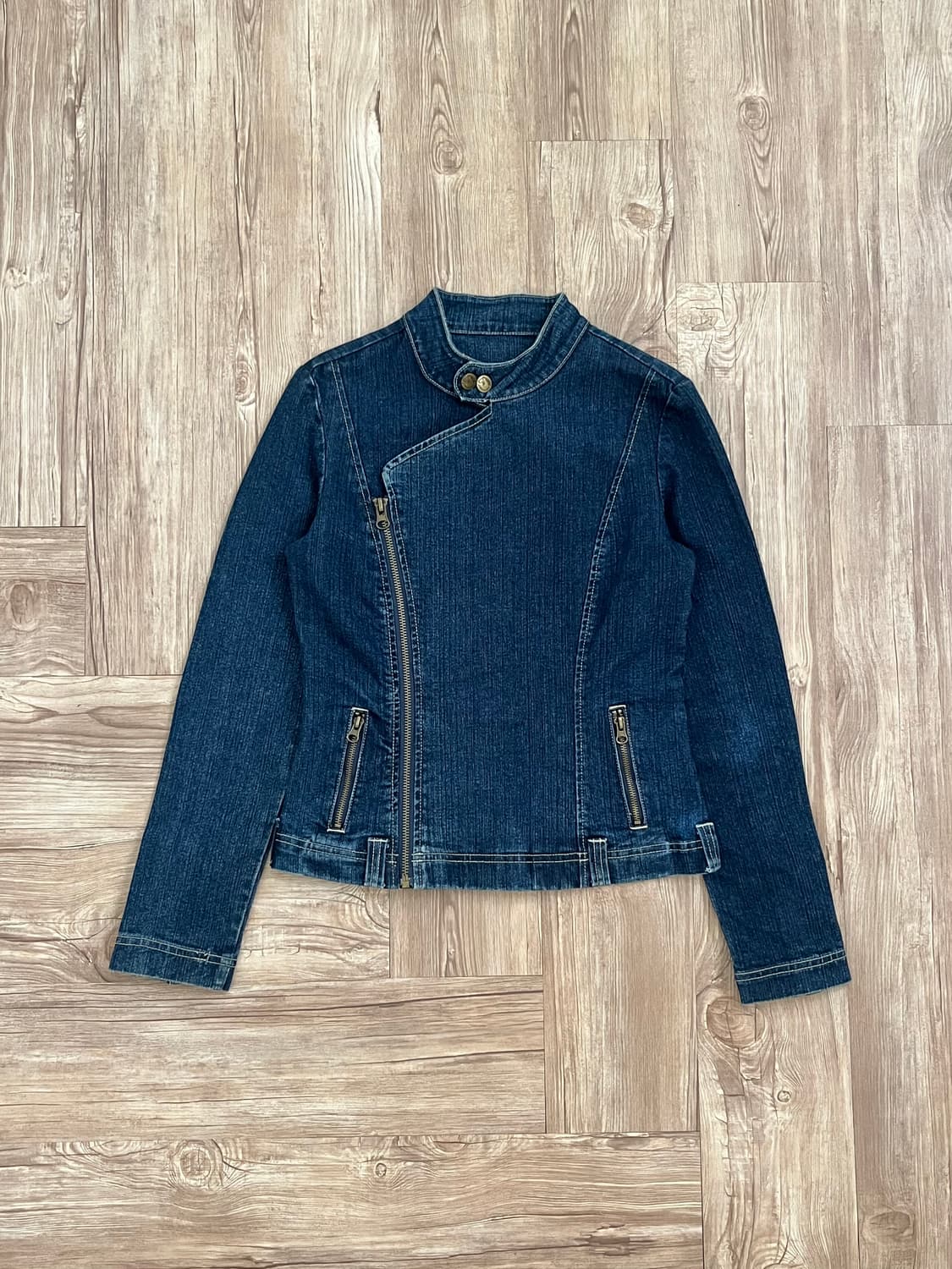 90’s JORDACHE 데님 라이더 자켓 상품이미지1