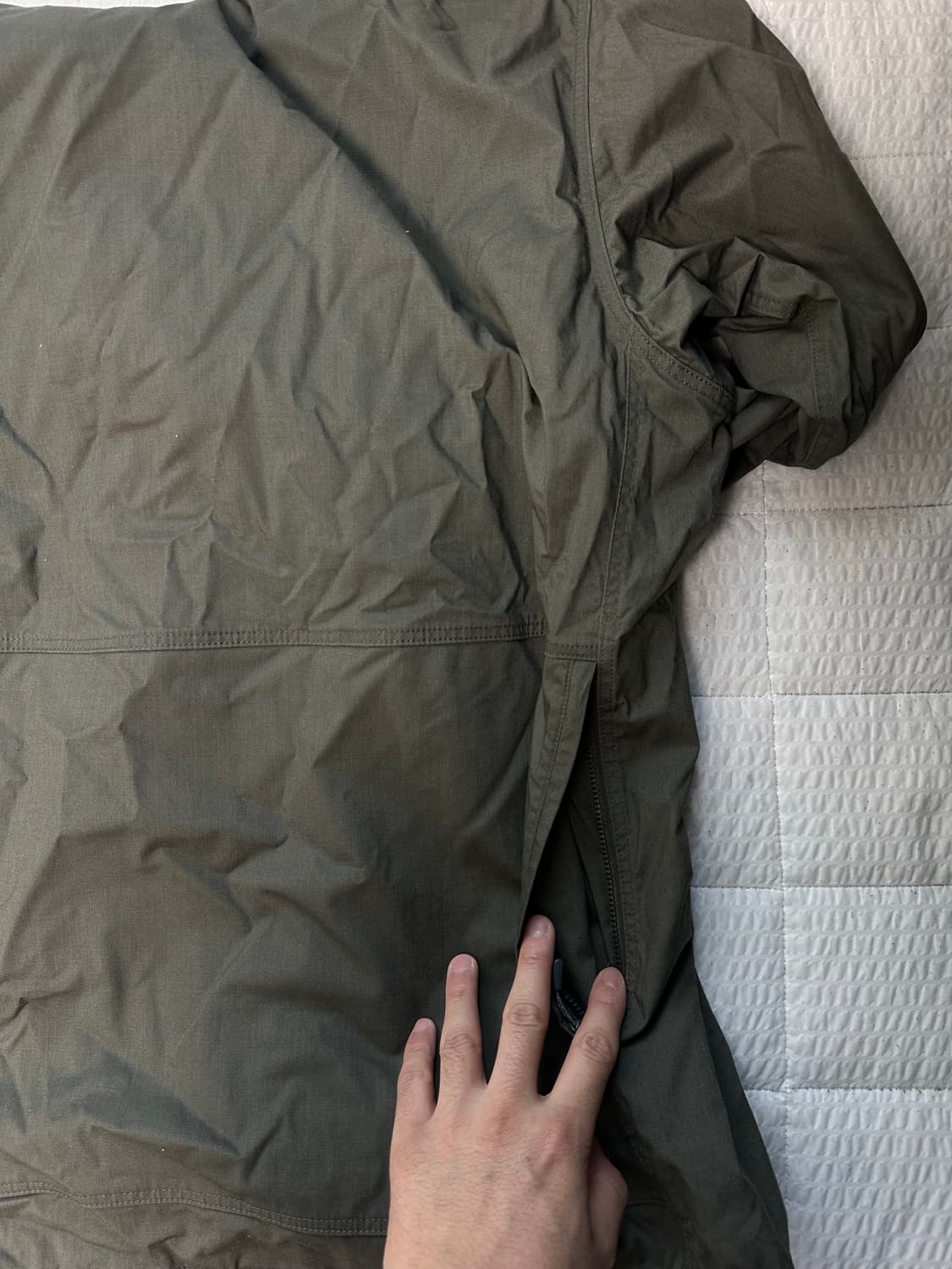 [XL] 몽벨 윈드쉘 자켓 올리브 상품이미지6