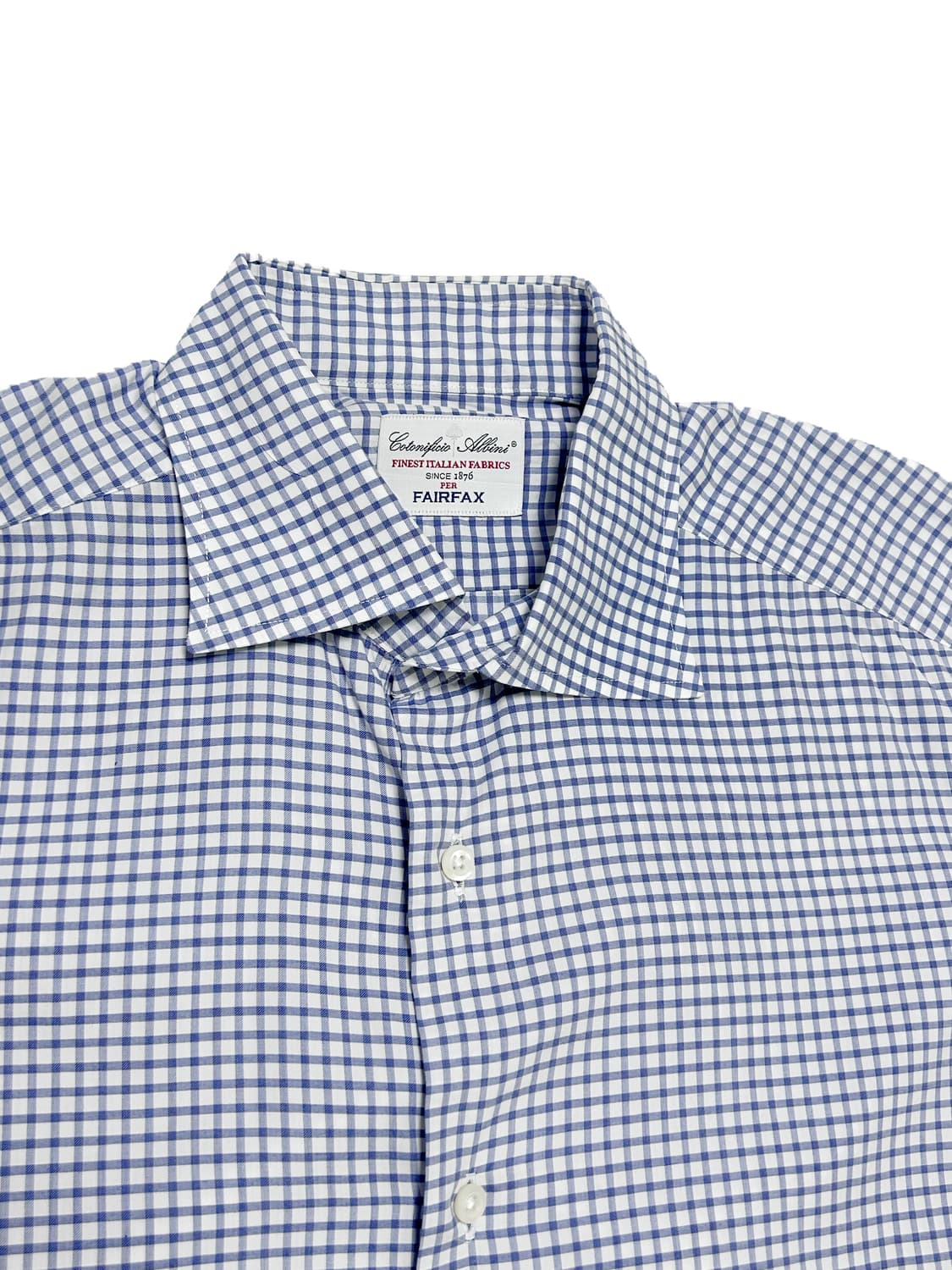 (M-L)페어팩스 면 100% 깅엄 체크 롱슬리브 셔츠 16/41 상품이미지2