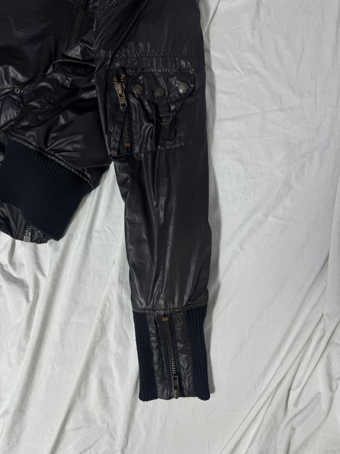 Agate 퍼 트리밍 후드 밀리터리 자켓 y2k lgb vkei 상품이미지7