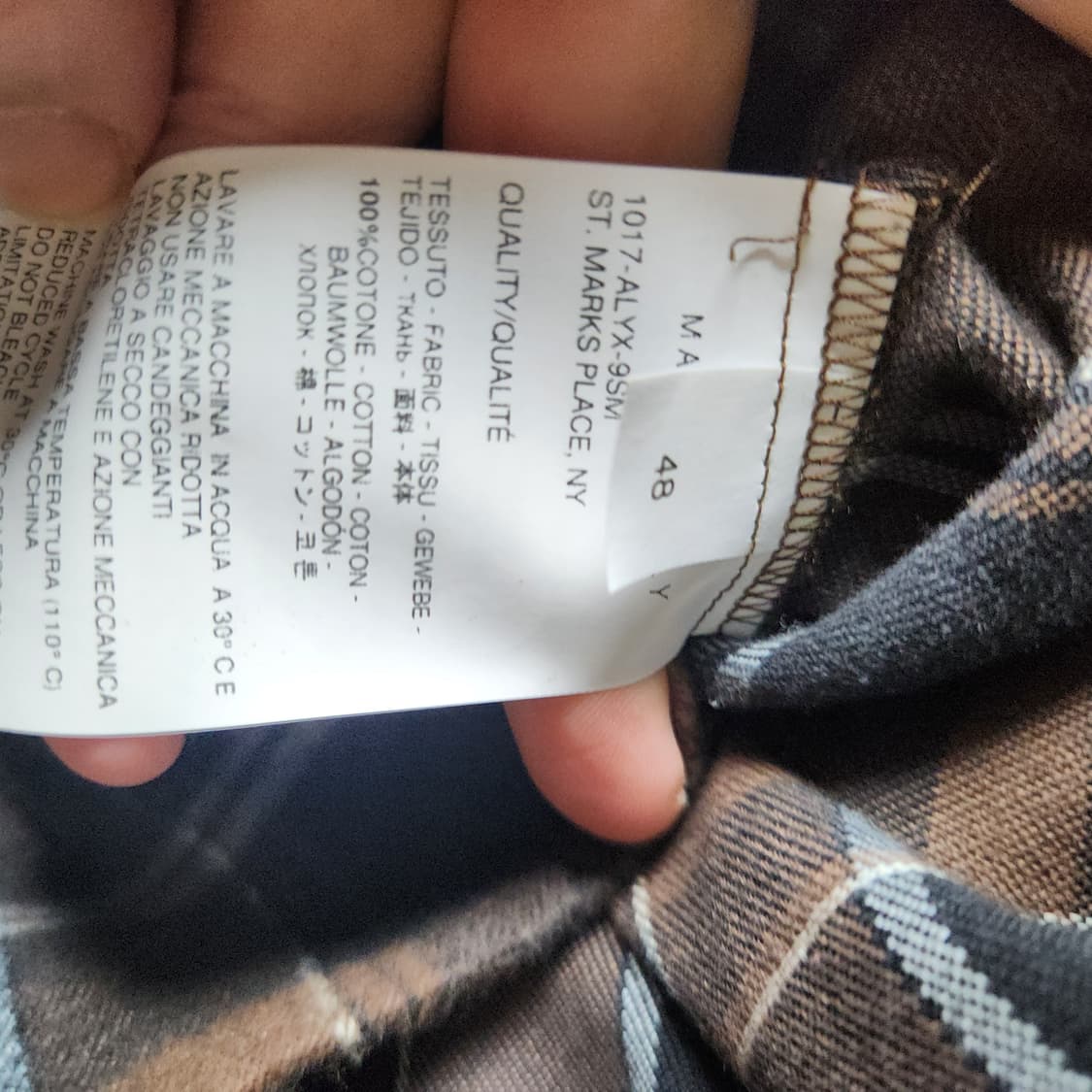 [48]알릭스 체크셔츠 상품이미지5