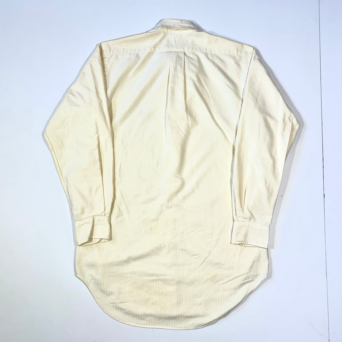 폴로 옐로우 스트라이프 셔츠 M 상품이미지2