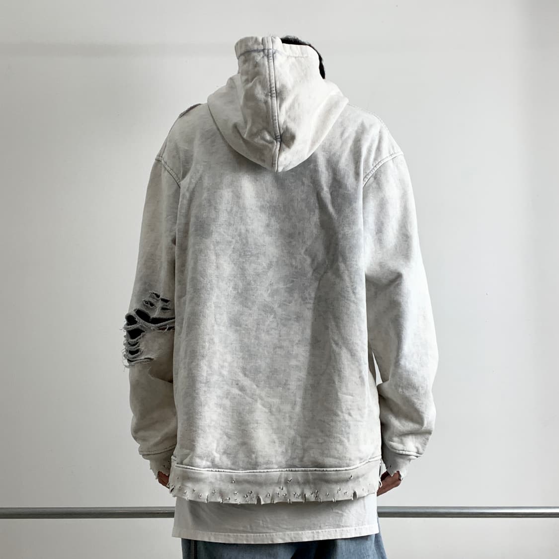 알케미스트 데미지 디스트레스드 풀오버 후드 상품이미지7