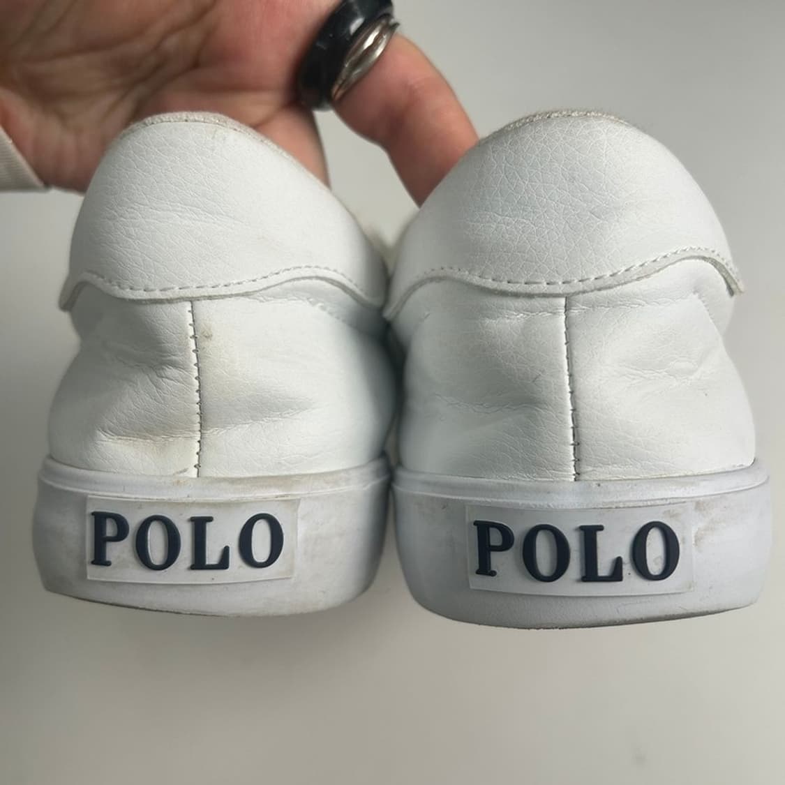 RALPH LAUREN 멀티포니 스니커즈 화이트 24.7 상품이미지6