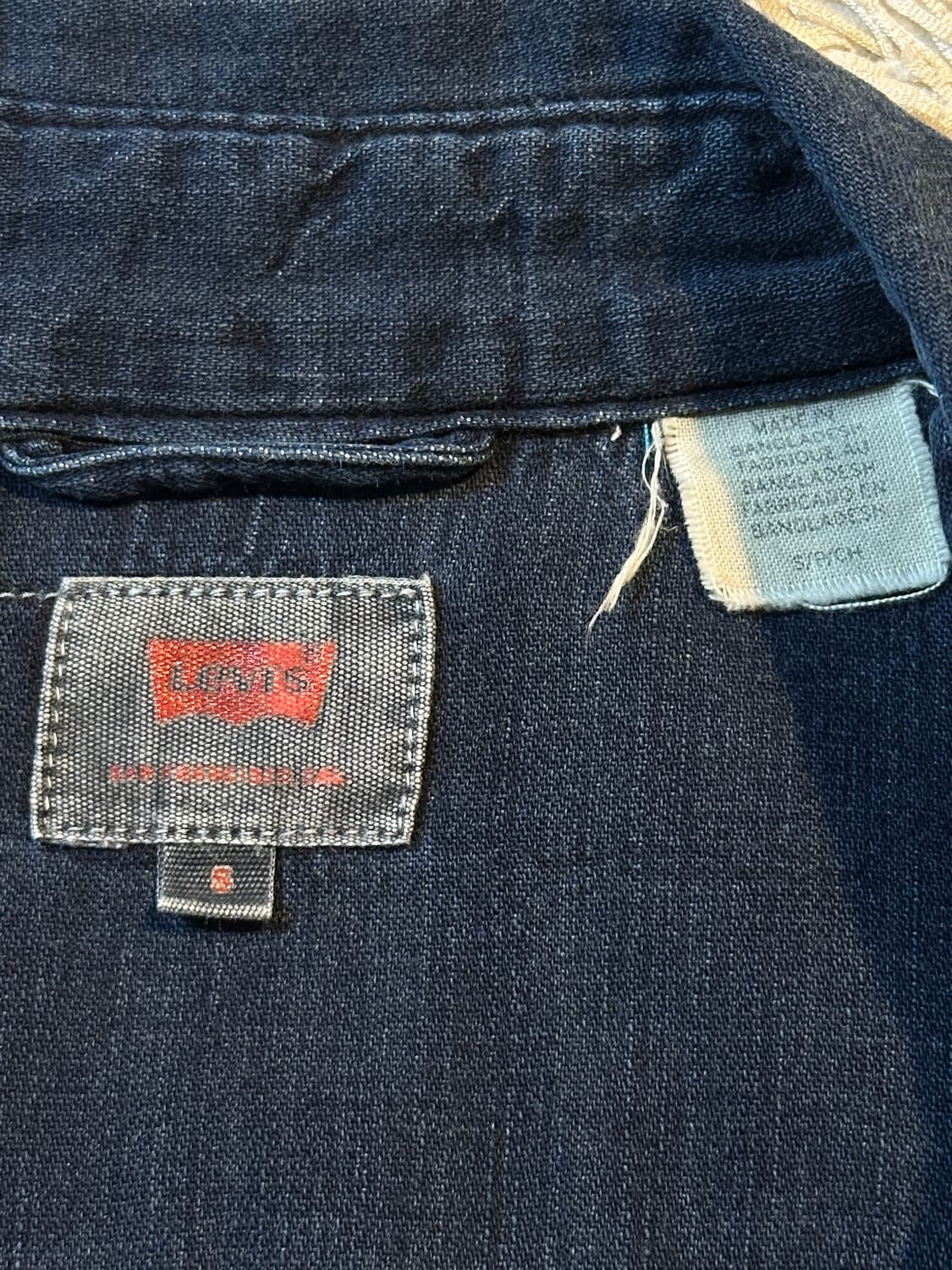리바이스 LEVI'S 웨스턴 투포켓 데님 셔츠 진청 상품이미지4