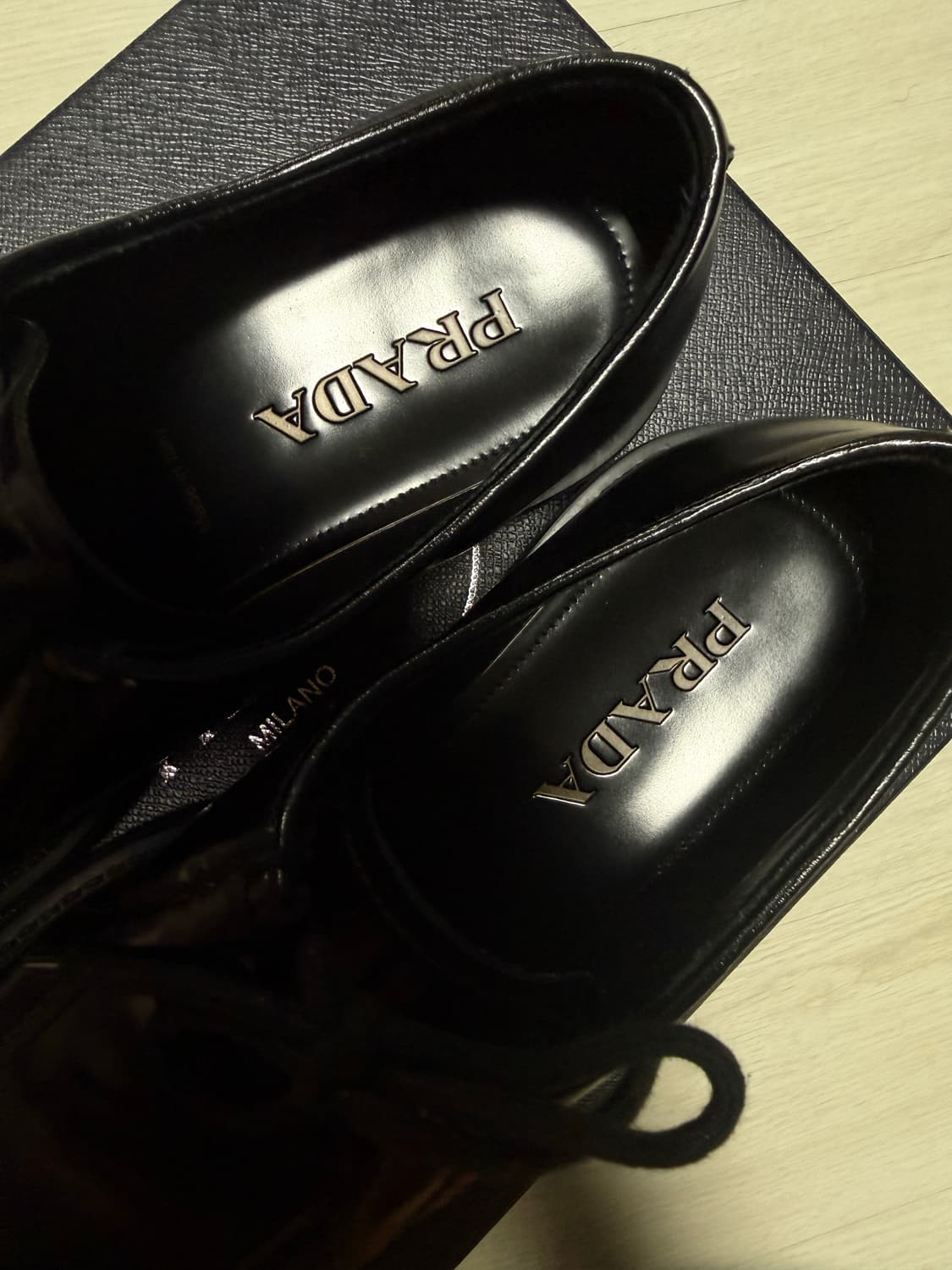 프라다 디아파종 브러쉬드 로퍼 calzature uomo 상품이미지5