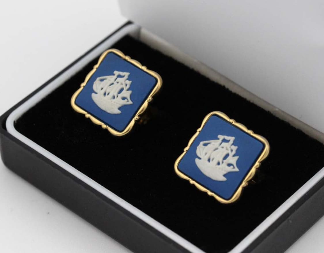 웨지우드 B+등급 남자 명품 커프스 제스퍼 상품이미지1