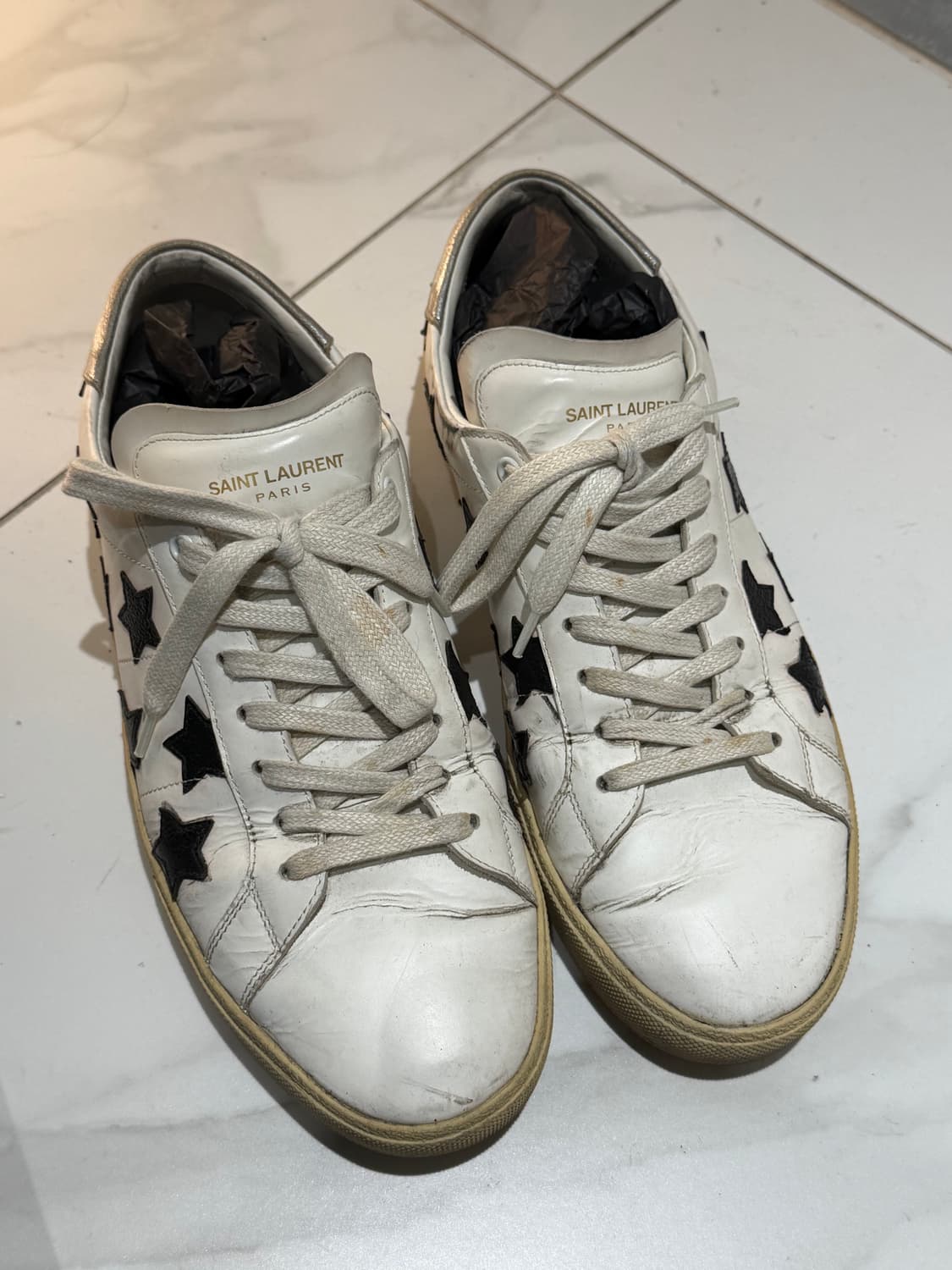 생로랑 스타 로우탑 스니커즈 42.5사이즈 상품이미지2