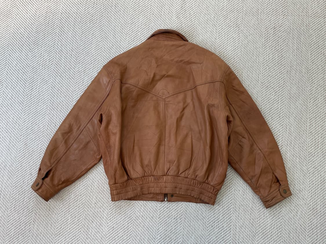 빈티지 conquistador A-2 플라이트 레더자켓 J03929 상품이미지7