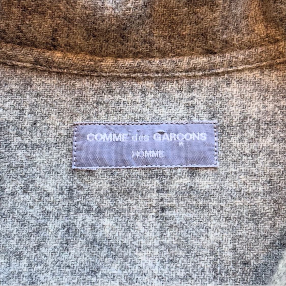 90's 꼼데가르송 옴므 아카이브모델 셔츠 자켓 상품이미지6