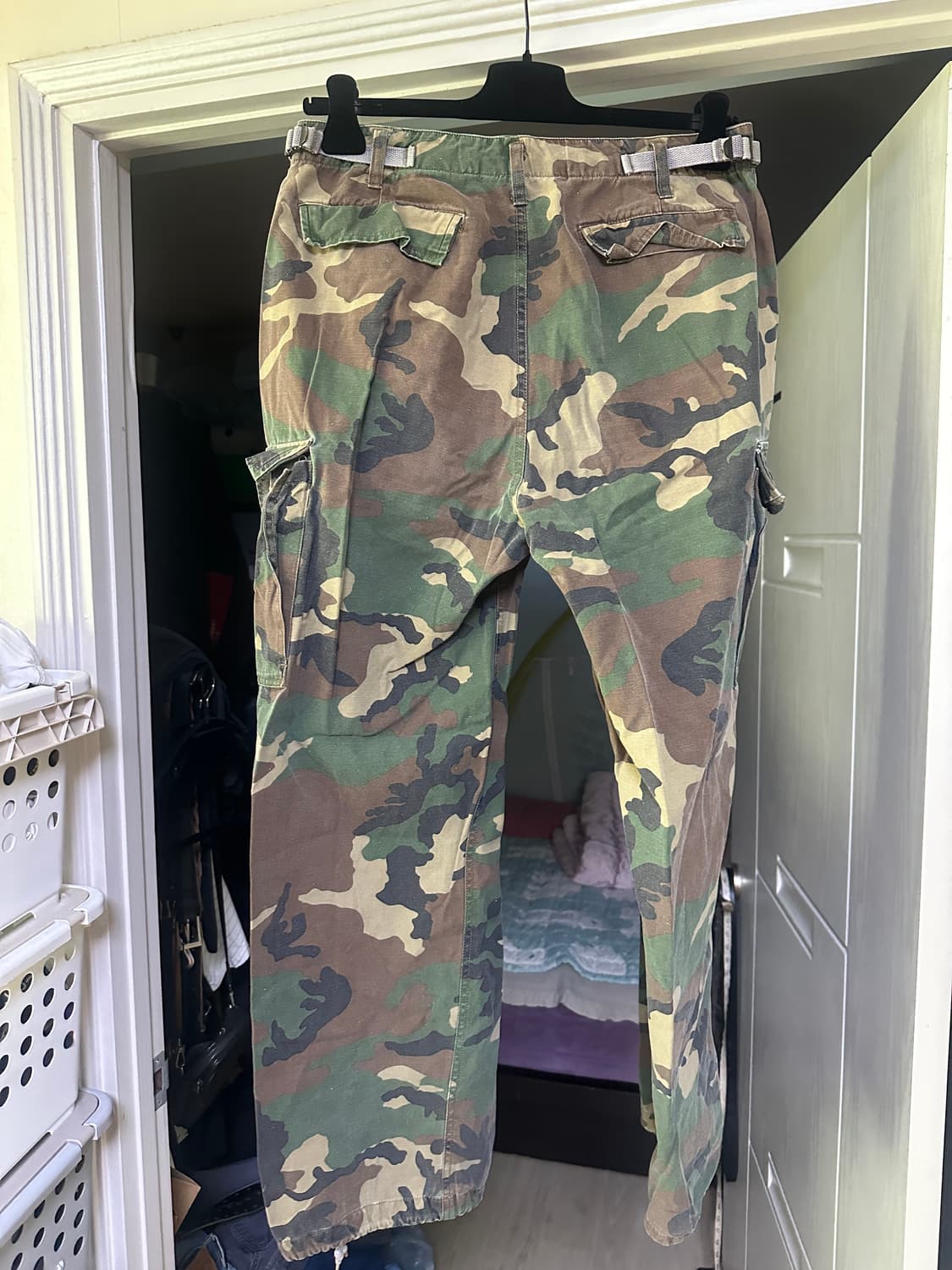 [L] 빈티지 밀리터리 카모 카고 팬츠 상품이미지3