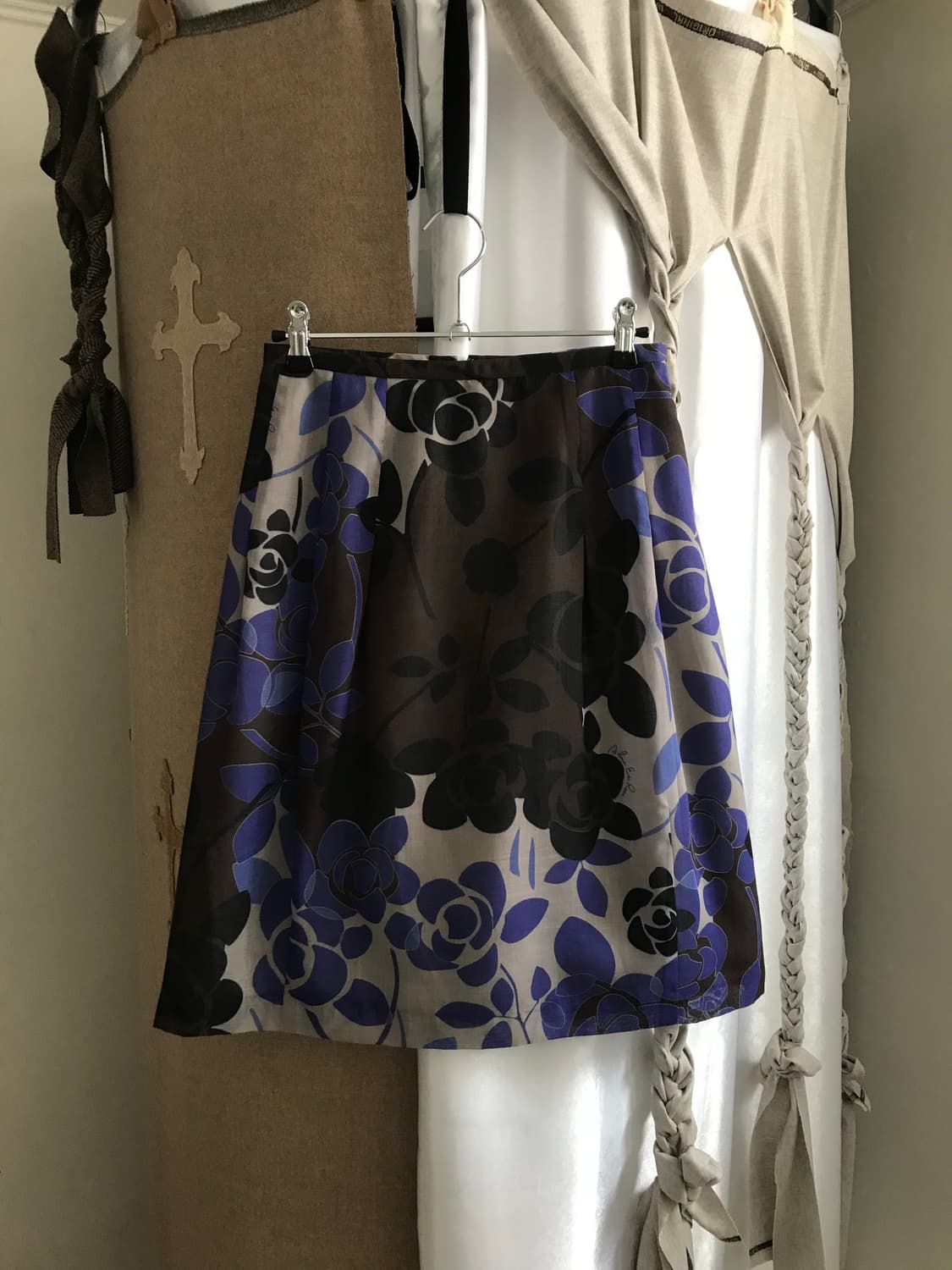 vintage pattern skirt (26inch) 상품이미지5