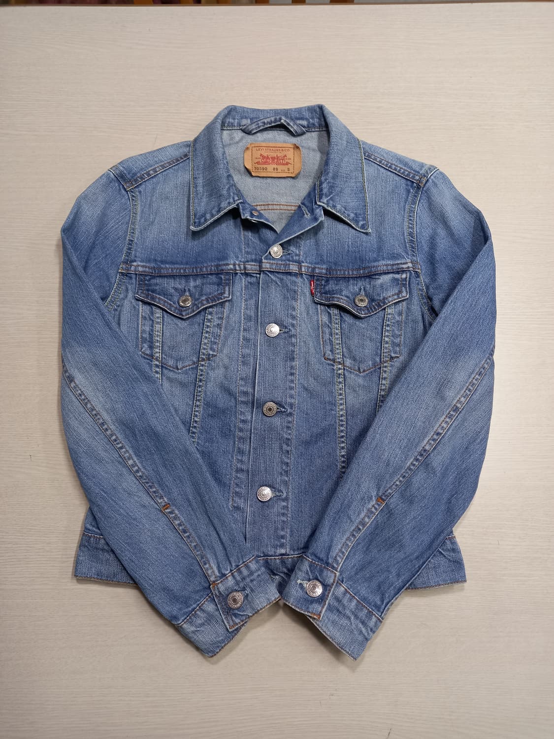 S85 리바이스70590 Turkey 스판 데님자켓 S-208 상품이미지3