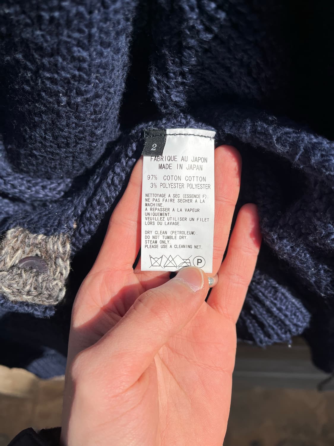 요지 야마모토 코튼 니트 가디건 상품이미지6