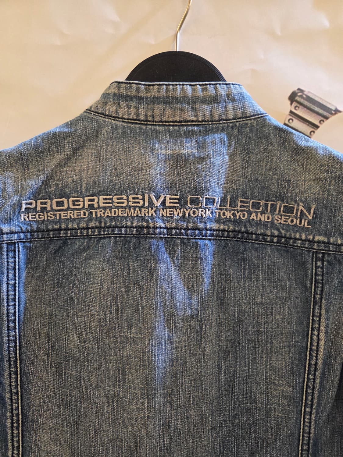 EXR Y2K 스트라이프 데님자켓💯 상품이미지6