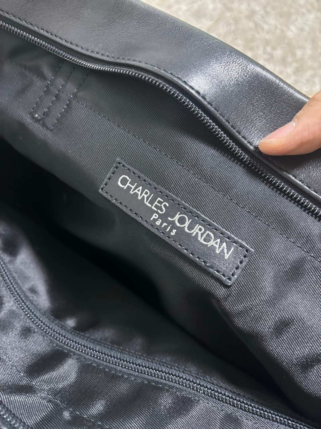 일본판 CHARLES JOURDAN 가죽 토트백 상품이미지7
