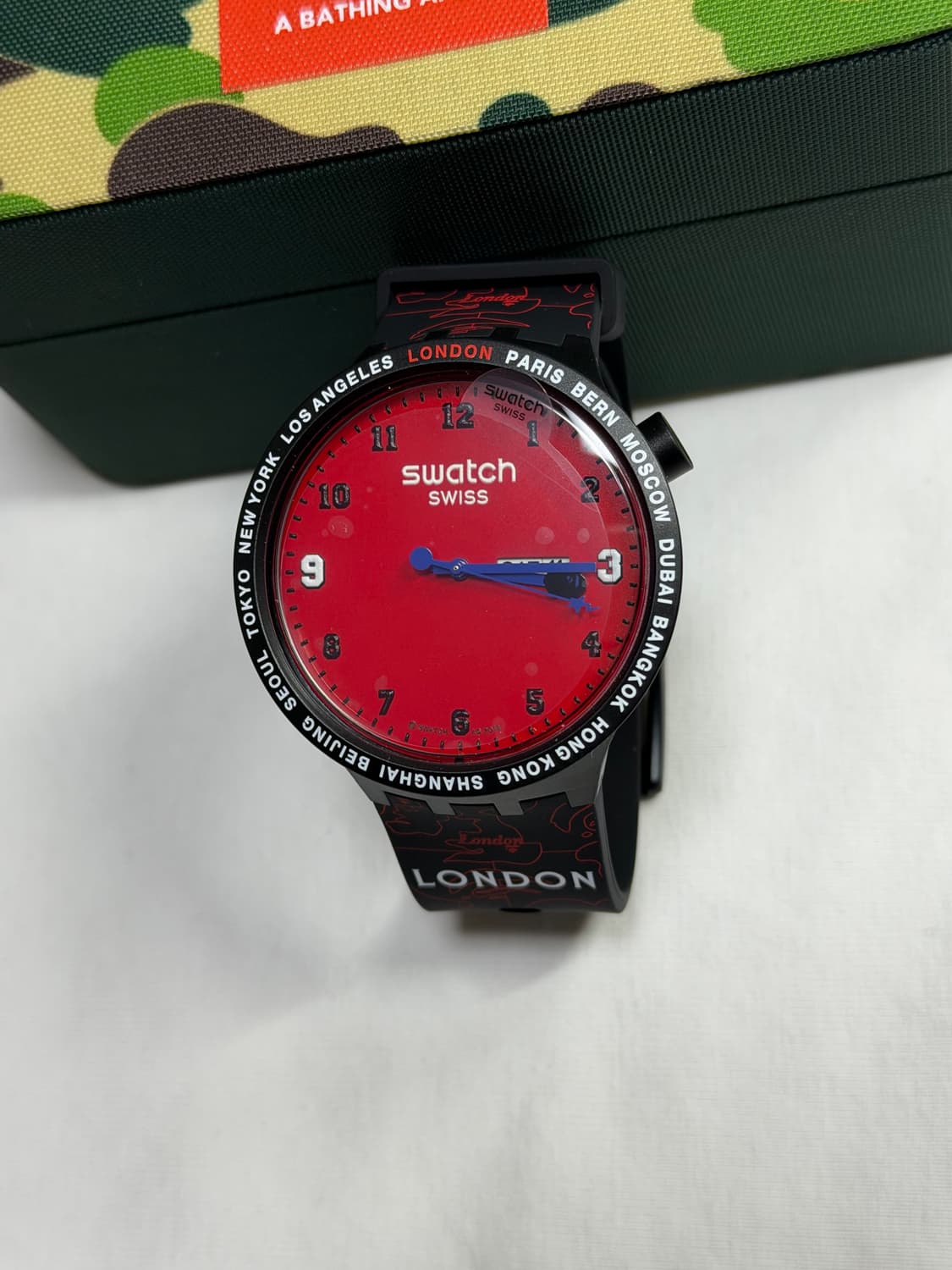 스와치 베이프 시계 빅볼드 런던에디션 한정판 상품이미지3
